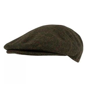 Jack Pyke Mens Wool Blend Driving Cap / Dark Olive